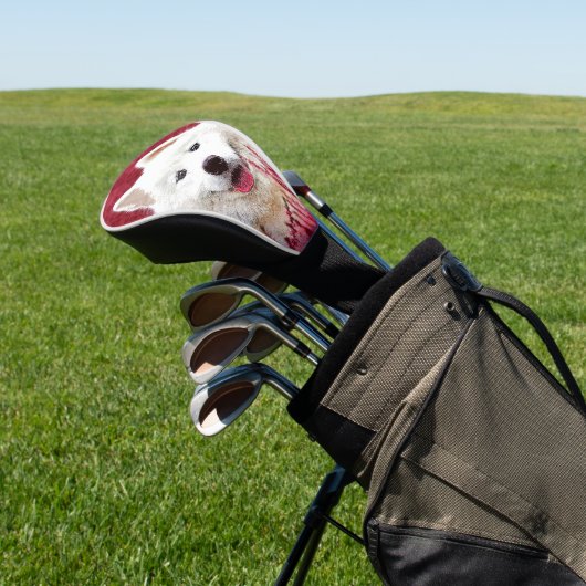 Totally Adabled, Samoyed Dog Golfheadcover (Insitu)