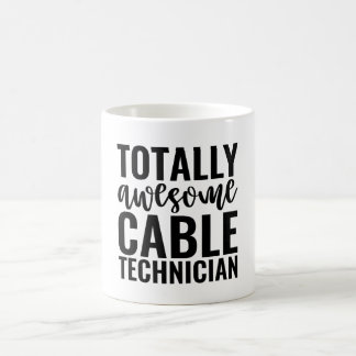  Totally Awesome Cable Technician Koffiemok