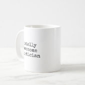 Totally Awesome Mortician Funny Funeral Director Koffiemok (Voorkant links)