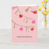 Totally Charmed Valentine’s Day Greeting Kaart (Gele Bloem)