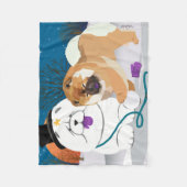 TOTALLY S-MITTEN chow couverture polaire 3 tailles (Devant)