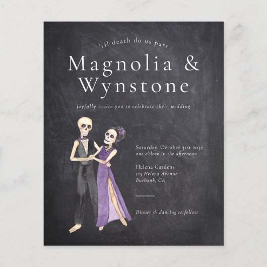 Totdat de Dood ons deelneemt Skeleton Wedding Uitn (Voorkant)