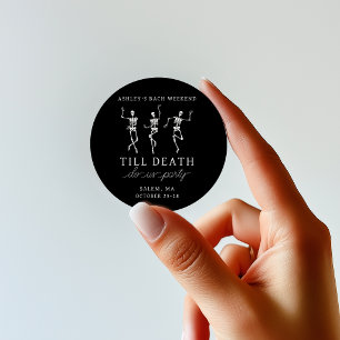 Totdat de Dood Ons Scheidt Bachelorette Weekend Ronde Sticker
