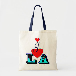 Tote Bag ღ ♥ J'aime LA Éco-Friendly Chic Slim Budget Fourre