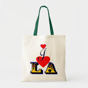 Tote Bag ღ ♥ J'aime LA Éco-Friendly Chic Slim Budget Fourre