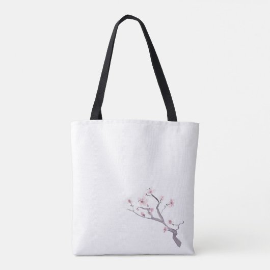 TOTE BAG かわいい柴犬の手書き風イラスト桜♡ (Dos)