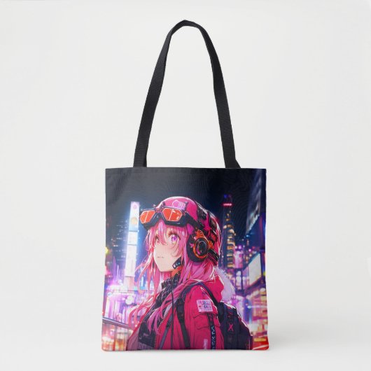 TOTE BAG トートバッグ|VACHABORG グッズ「ピンクメカニカルガールの探検」 (Devant)