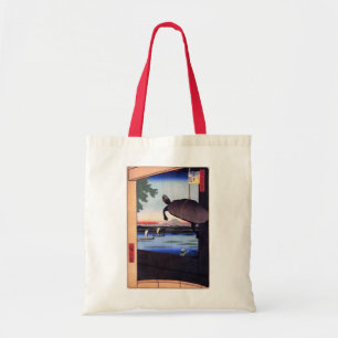 Tote Bag 亀と富士山, tortue de 広重 et mont Fuji, Hiroshige,