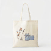 TOTE BAG 二匹の猫 (Devant)
