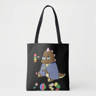 TOTE BAG 岩手県久慈市　道の駅くじ　オリジナルキャラクターどっふぅくんのトートバッグ