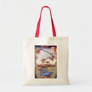 Tote Bag 江 戸 の 紅 葉, 広 érable d'Edo, Hiroshige, Ukiyo-e, 重