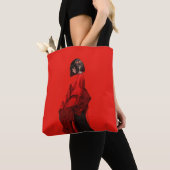 Tote Bag 紅 リバーシブル・トートバッグ | 東京娘 GenerativeAI Bag (De près)
