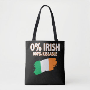 Tote Bag 0% Irlandais 100% Kissable
