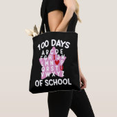 Tote Bag 100 Jours D'Alphabet Scolaire 100E Jour Enseignant (De près)