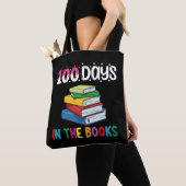 Tote Bag 100 Jours Dans L'École De Livres Lecture Bibliothé (De près)