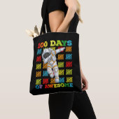 Tote Bag 100 Jours D'Astronaute 100e Jour De L'École (De près)