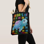 Tote Bag 100 Jours De Magical Learning Turtle School (De près)