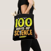 Tote Bag 100 jours de science 100e jour d'école Enseignant (De près)