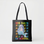 Tote Bag 100 Jours D'Enseignant De Sirène D'École (Devant)