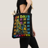 Tote Bag 100 Jours Smarter Excavator 100e Jour De L'École (De près)
