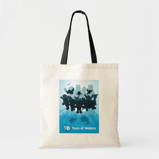 Tote Bag 10 ans de silhouette de Webkinz (Devant)