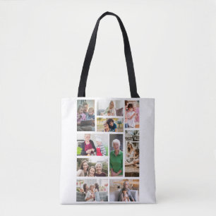 Tote Bag 10 Collage photo personnalisé