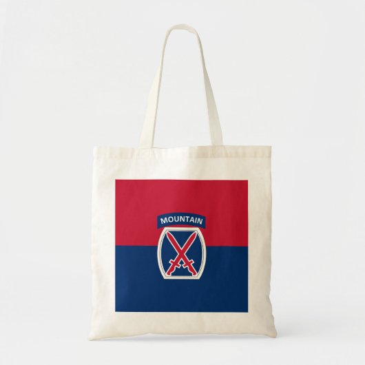 Tote Bag 10e division de montagne (Devant)