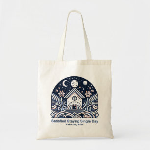 Tote Bag 11 fév Satisfait Rester un jour