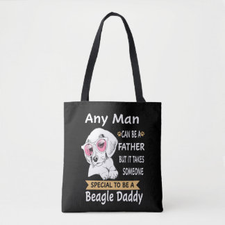 Tote Bag 11 N'Importe Quel Homme Beagle Papa