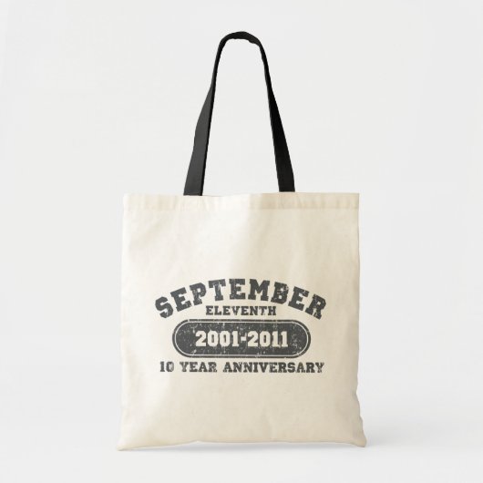 Tote Bag 11 septembre - anniversaire 2011 (Devant)