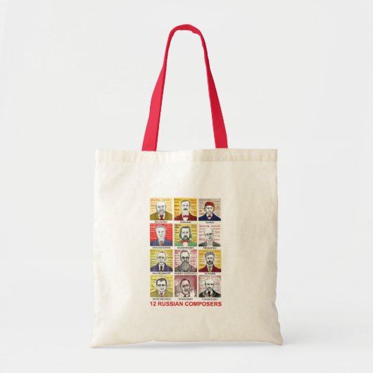 Tote Bag 12 compositeurs russes (Devant)