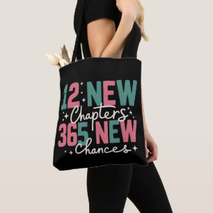 Tote Bag 12 nouveaux chapitres 365 nouvelles chances Inspir