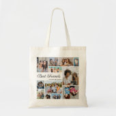 Tote Bag 12 Photo Collage Meilleurs Amis Pour Toujours (Devant)