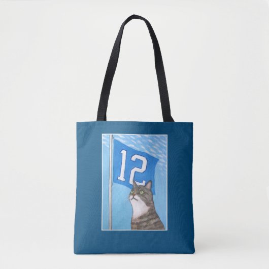 Tote Bag 12ème Drapeau (bleu) (Devant)