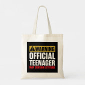 Tote Bag 13 Anniversaire Officiel Adolescent Garçon 13ans M (Dos)