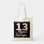 Tote Bag 13 Anniversaire Officielle Adolescente Fille 13ans (Dos)