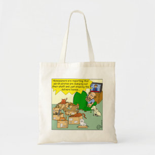 Tote Bag 1498 Caricature de pirates et de chats