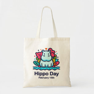 Tote Bag 15 février Journée de l'hippo