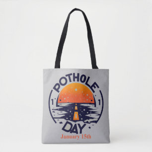 Tote Bag 15 janvier - Jour des nids de poule