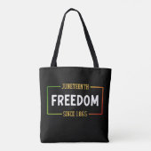 Tote Bag 1865, 1865, fête de la liberté noire (Dos)