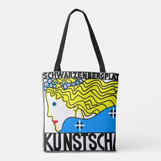 Tote Bag 1908 Vienne Art Nouveau Salon Art Nouveau Maiden (Dos)