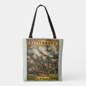 Tote Bag 1917 La bataille de Gettysburg partition (Dos)