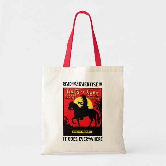 Tote Bag 1920 Le Times de Cuba (Devant)