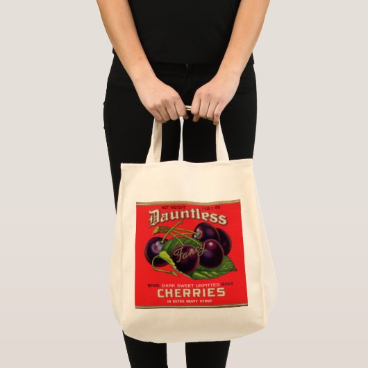Tote Bag 1930s Cerises innombrables dans le sirop lourd peu (Devant (produit))
