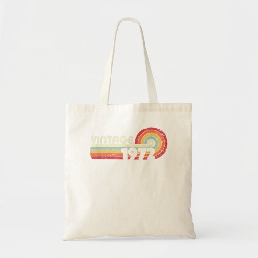 Tote Bag 1973 Vintage, Cadeau Anniversaire Style Rétro (Devant)
