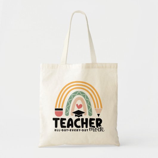 Tote Bag 1- Amusant mode enseignant cadeau d'enseignement p (Devant)