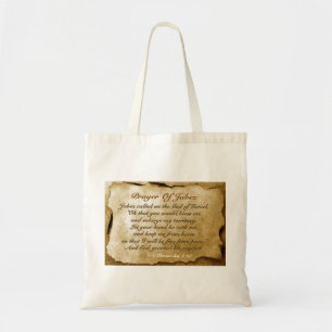 Tote Bag 1 Chroniques 4:10 Jabez appelé le Dieu d'Israël