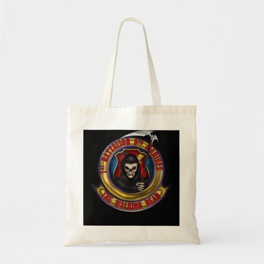 Tote Bag 1er Bataillon 9th Marines Walking Dead (Devant)