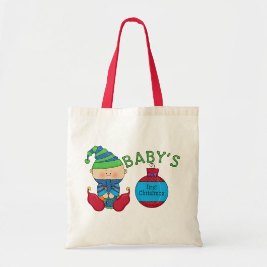 Tote Bag 1er T-shirts et cadeaux elfes de Noël (Devant)