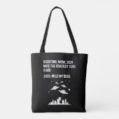 Tote Bag 2025 Tenez ma bière Jour de l'An (Dos)
